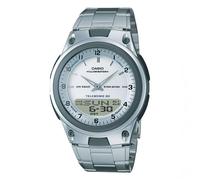 CASIO AW-80D-7A montre analogique numérique télémo cadran blanc