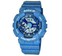 Casio Baby-G Standard Analog-Digital Montre Ba-110dc-2a2 - Bleu Bleu