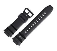 Casio Bracelet de Montre 16mm Plastique Noir - WV-200E