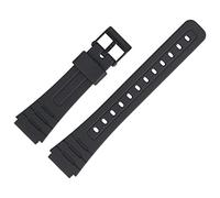 Casio Bracelet de montre 18 mm en plastique noir F-105