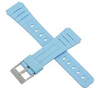 Casio Bracelet de montre authentique pour F-91WC-2A F 91WC 91 Bleu vif, Sangle