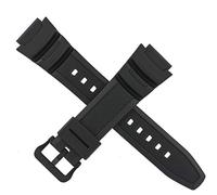 Casio Bracelet de montre authentique pour W-218H W 218H 218 Noir 10569210, Sangle