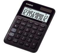 CASIO Calculatrice de bureau MS-20 - solaire/pile, 12 chiffres, écran LCD, noir