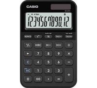 Casio Calculatrice de bureau MS-20YC compacte avec calcul de l'heure Noire