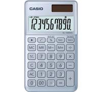 CASIO Calculatrice de poche SL-1000 SC-BU solaire/à piles bleue