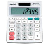 Casio Calculatrice financière MS-88ECO solaire écran 8 chiffres gris