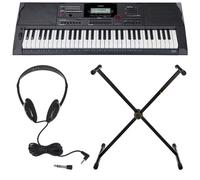 Casio Clavier CT-X5000 – 61 touches à frappe dynamique, 800 sons, 235 rythmes – Noir