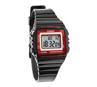Casio Chaîne de Montre de Poche W-215H-1A2, Noir, Bande