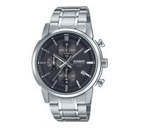 Casio Chronographe Acier Inoxydable Cadran Noir MTPE510D-1A1V 50M Montre Hommes
