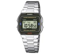Casio chronographe Montre-bracelet A163WA-1QES (L x l x H) 36.8 x 33 x 9.1 mm argent Matériau du boî