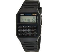 Casio Montre Homme CA-53W-1ER Vintage Calculatrice Numérique Quartz 35 mm Verre minéral