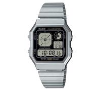 CASIO Collection A130WE-1A montre numérique vintage unisexe en acier