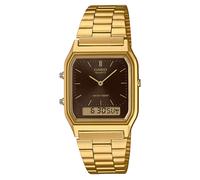 Casio Collection Edgy Montre Ana-Digi Dorée/Braun AQ-230GA-5AMQYES