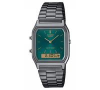 Casio Collection Edgy Montre Ana-Digi Grise/Verte AQ-230EGG-3AEF