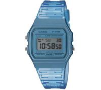 Casio Montre-bracelet F-91WS-2EF quartz numérique résine chrono alarme calendrier auto Bleu Femme