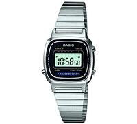 Casio LA670WEA-1EF montre Montre bracelet Femelle Électronique Noir, Argent