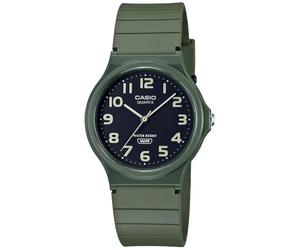 Casio Collection MQ-24 Montre Unisexe, Vert/Noir, Montre analogique Classique, décontractée et Simple