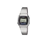 Casio LA670WEA-1EF montre Montre bracelet Femelle Électronique Noir, Argent