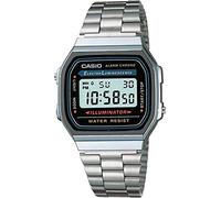 Casio Collection Unisexe montre numérique avec bracelet en acier inoxydable - A168wg
