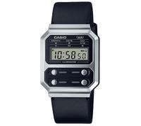 Casio Collection Vintage Mens Digital Watch Black/Silver