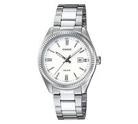 Casio Montre LTP1302PD7A1V classique acier Cadran blanc Bracelet acier inoxydable 30 mm