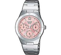 Casio Montre Femme LTP-2069D-4AV Acier inoxydable Cadran rose Boucle déployante