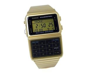Casio Data Bank Men's Watch Dbc-611G-1Df Gold Black Black