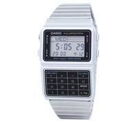 Casio Montre mixte Databank DBC-611-1D Quartz digital Cadran LCD Bracelet acier gris