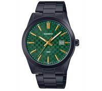 CASIO Date Carbon Look DIAL Black Serie-Green