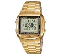 Montre Chronographe Unisexe Casio Databank DB-360GN-9AEF LCD / or