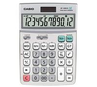 CASIO DF-120ECO Eco-Rechner, nachhaltig, 12-stellig, Steuerberechnung | Gehäuse aus recyceltem Kunststoff, 12-stelliges extra großes Display, Währungsumrechnung, Steuerberechnung, Solar/Batterie