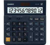 Casio DH-12ET - Calculatrice de bureau - 12 chiffres - panneau solaire, pile - noir