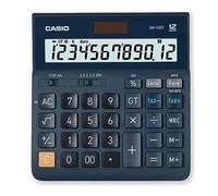 Casio - Calculatrice de bureau DH12ET - 12 chiffres, taxe, mémoire, solaire/batterie - Noire