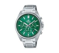 Casio Edifice EFV650D-3AV Montre chronographe avec indicateur de Date, Argent, Bracelet