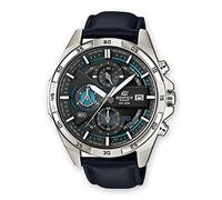 Casio Edifice Homme Chronographe Quartz Montre avec Bracelet en Cuir Véritable EFR-556L-1AVUEF