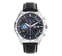 Casio Montre Homme Edifice EFR-556L-1AVUEF – Chronographe Quartz, bracelet en cuir véritable