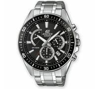 Casio Montre-bracelet EFR-552D-1AVUEF – Quartz analogique, acier inoxydable argenté/noir