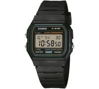 Casio Montre Homme F-91W-3SDG - Digital - Bracelet en résine Noir