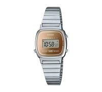 Casio, Femme, Accessoires, Gris, Taille: ONE Size Montre Numérique en Acier Inoxydable Gris avec Alarme