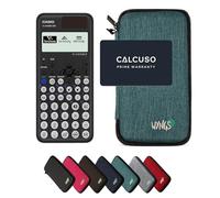 Casio fx-810DE CW ClassWiz avec Housse de Protection WYNGS Incluse Turquoise - Calculatrice Scientifique - Pack de Base