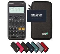 Casio fx-83GT X Noir avec Housse de Protection WYNGS Incluse Gris Foncé - Calculatrice Scientifique - Pack de Base