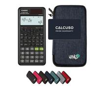 Casio fx-85ES Plus 2nd Edition avec Housse de Protection WYNGS Incluse Bleu - Calculatrice Scientifique - Pack de Base