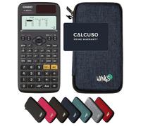 Casio fx-85GT X avec Housse de Protection WYNGS Incluse Bleu - Calculatrice Scientifique - Pack de Base
