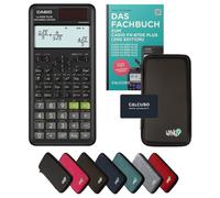 Casio fx-87DE Plus 2nd Edition avec Housse de Protection Noir et Manuel (48 Pages, DIN A5) - Calculatrice Scientifique - Smart Set