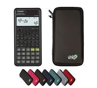 Casio fx-87DE Plus 2nd Edition avec Housse de Protection WYNGS Incluse Noir - Calculatrice Scientifique - Pack de Base