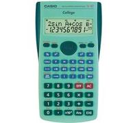 Casio - Calculatrice scientifique FX92 College 2D+ - Poche, 10 chiffres, 5 lignes, Batterie, Vert