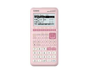 Casio fx-9750GIII Calculatrice Graphique, Programmation Python, Rose | Affichage naturel du manuel avec programmation Python ; idéal pour les examens, les STEM et les mathématiques avancées