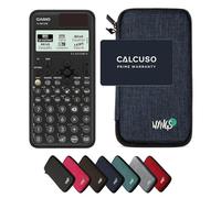 Casio fx-991CW ClassWiz avec Housse de Protection WYNGS Incluse Bleu - Calculatrice Scientifique - Pack de Base