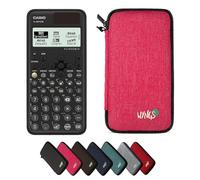 Casio fx-991CW ClassWiz avec Housse de Protection WYNGS Incluse Rose - Calculatrice Scientifique - Pack de Base
