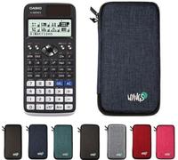 Casio fx-991DE X Classwiz avec Housse de Protection WYNGS Incluse Bleu - Calculatrice Scientifique - Pack de Base (Allemand)